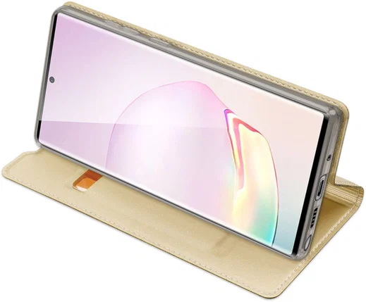Dux Ducis Skin Pro Series Samsung Galaxy Note 20 Portemonnee Goud afbeelding 4