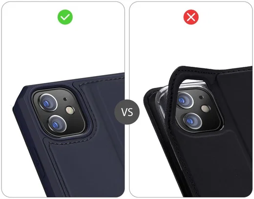 Dux Ducis Skin X Series Apple iPhone 12 / 12 Pro Hoesje Blauw afbeelding 4