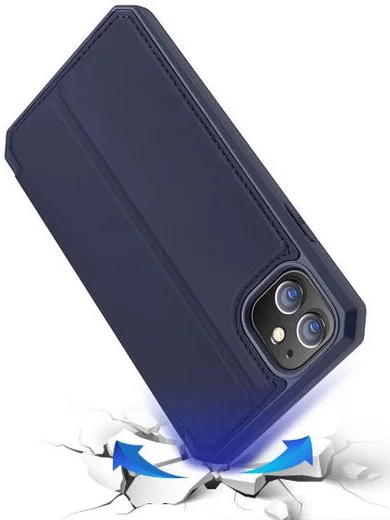 Dux Ducis Skin X Series Apple iPhone 12 / 12 Pro Hoesje Blauw afbeelding 2