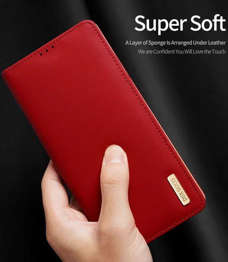 Dux Ducis Wish Series Samsung Galaxy Note 20 Hoesje Rood afbeelding 7