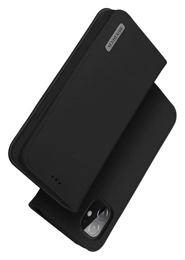 Dux Ducis Wish Series Apple iPhone 12 / 12 Pro Hoesje Book Case Zwart afbeelding 4
