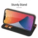 Dux Ducis Wish Series Apple iPhone 12 / 12 Pro Hoesje Book Case Zwart afbeelding 7