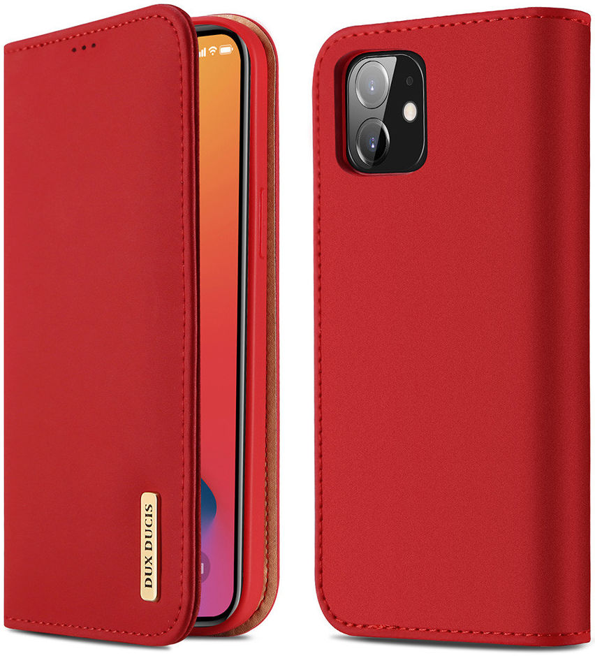 Dux Ducis Wish Series Apple iPhone 12 / 12 Pro Hoesje Book Case Rood afbeelding 6