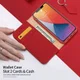 Dux Ducis Wish Series Apple iPhone 12 / 12 Pro Hoesje Book Case Rood afbeelding 8