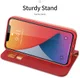 Dux Ducis Wish Series Apple iPhone 12 / 12 Pro Hoesje Book Case Rood afbeelding 7