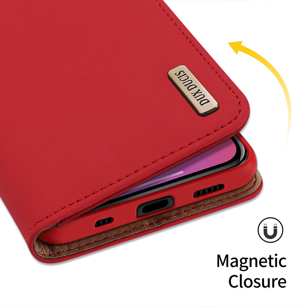 Dux Ducis Wish Series Apple iPhone 12 / 12 Pro Hoesje Book Case Rood afbeelding 5