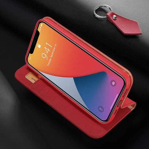 Dux Ducis Wish Series Apple iPhone 12 / 12 Pro Hoesje Book Case Rood afbeelding 11