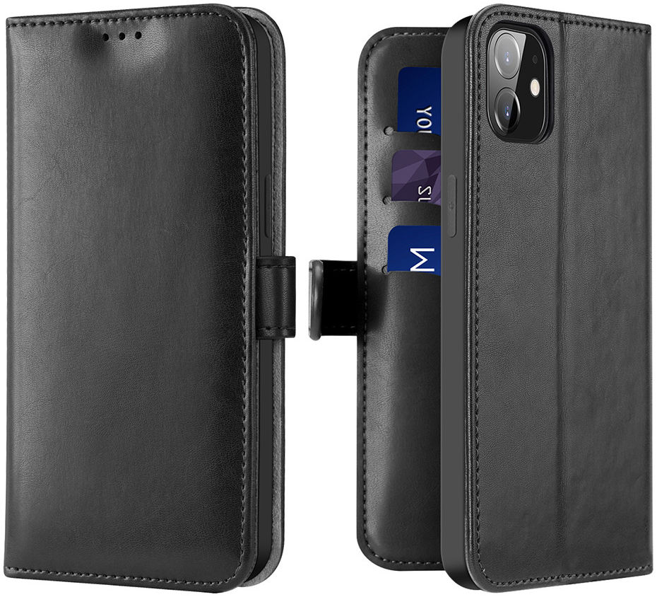 Dux Ducis Kado Series Apple iPhone 12 / 12 Pro Hoesje Book Case Zwart afbeelding 4