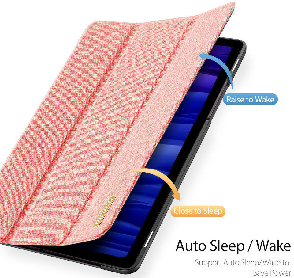 Dux Ducis Domo Series Samsung Galaxy Tab A7 (2020 / 2022) Hoes Roze afbeelding 2
