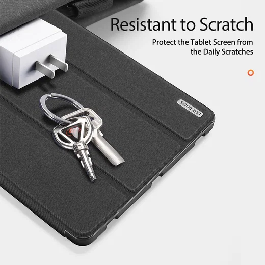 Dux Ducis Domo Series Samsung Galaxy Tab S7 Tri-fold Hoes Zwart afbeelding 4