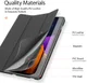 Dux Ducis Domo Series Samsung Galaxy Tab S7 Tri-fold Hoes Zwart afbeelding 6