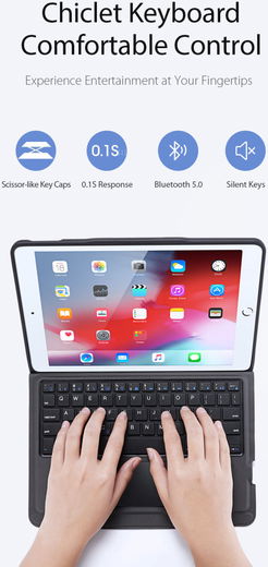 Dux Ducis iPad Air 2019 / iPad Pro 10.5 (2017) Hoes Toetsenbord afbeelding 11