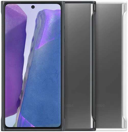 Origineel Samsung Galaxy Note 20 Hoesje Clear Protective Cover Zwart afbeelding 3