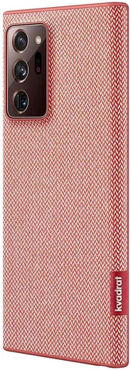 Origineel Samsung Galaxy Note 20 Ultra Hoesje Kvadrat Cover Rood afbeelding 3