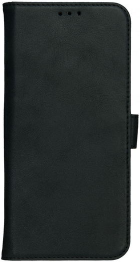 Rosso Deluxe OnePlus Nord Hoesje Echt Leer Book Case Zwart afbeelding 13