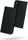 Rosso Deluxe Apple iPhone 12 Mini Hoesje Echt Leer Book Case Zwart afbeelding 2