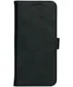Rosso Deluxe Apple iPhone 12 Mini Hoesje Echt Leer Book Case Zwart afbeelding 11
