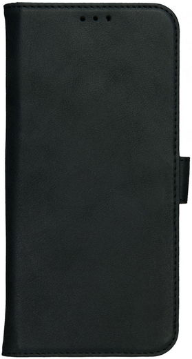 Rosso Deluxe Apple iPhone 12 / 12 Pro Hoesje Echt Leer Book Case Zwart afbeelding 13