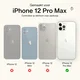 Rosso Deluxe Apple iPhone 12 Pro Max Hoesje Echt Leer Book Case Zwart afbeelding 4