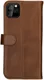 Rosso Deluxe Apple iPhone 12 Pro Max Hoesje Echt Leer Book Case Bruin afbeelding 6