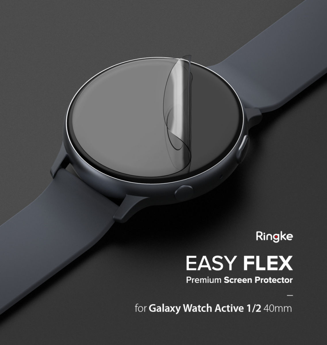 Ringke Easy Flex - Samsung Watch Active 2 40MM Screenprotector (3-Pack) afbeelding 11