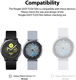 Ringke Easy Flex - Samsung Watch Active 2 40MM Screenprotector (3-Pack) afbeelding 12