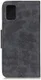 Samsung Galaxy A31 Hoesje Vintage Wallet Kunstleer Book Case Grijs afbeelding 5