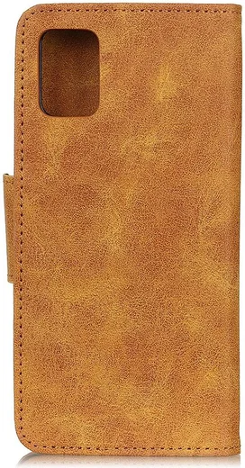 Samsung Galaxy A31 Hoesje Vintage Wallet Kunstleer Book Case Bruin afbeelding 5