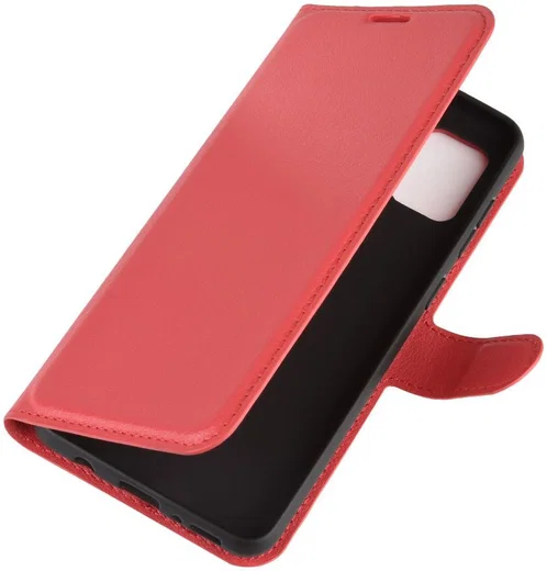 Samsung Galaxy A31 Hoesje Portemonnee Kunstleer Book Case Rood afbeelding 2