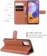 Samsung Galaxy A31 Hoesje Portemonnee Kunstleer Book Case Bruin afbeelding 5