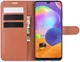 Samsung Galaxy A31 Hoesje Portemonnee Kunstleer Book Case Bruin afbeelding 1