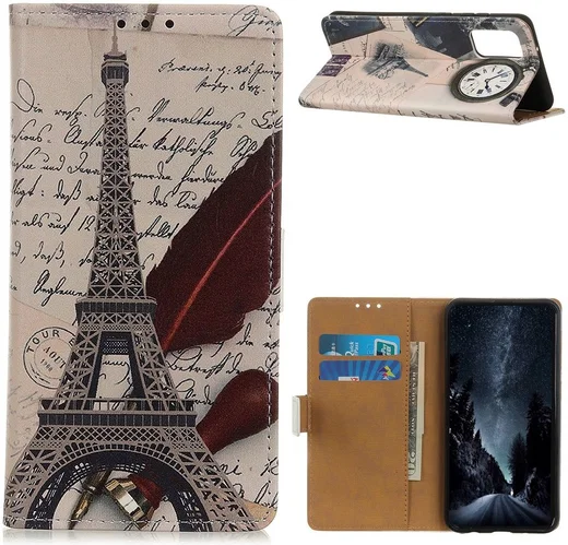 Samsung Galaxy A31 Hoesje Wallet Book Case met Eiffeltoren Print afbeelding 6