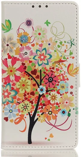 Samsung Galaxy A31 Hoesje Wallet Book Case met Bloem Print afbeelding 1