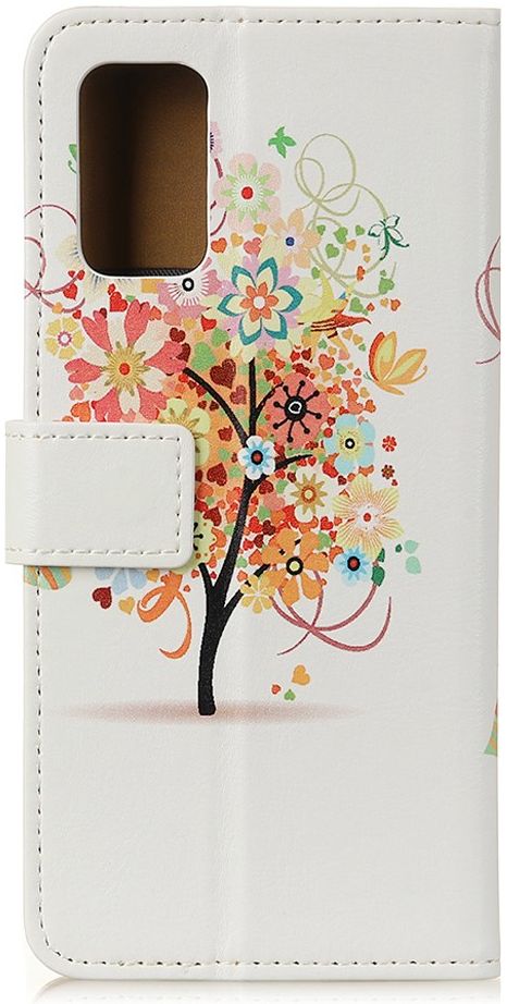 Samsung Galaxy A31 Hoesje Wallet Book Case met Bloem Print afbeelding 3