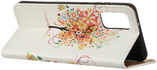 Samsung Galaxy A31 Hoesje Wallet Book Case met Bloem Print afbeelding 5