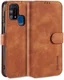 DG Ming Retro Portemonnee Samsung Galaxy M31 Hoesje Bruin afbeelding 1