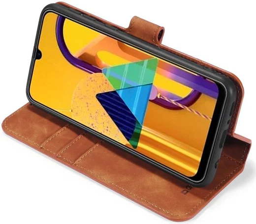 DG Ming Retro Portemonnee Samsung Galaxy M31 Hoesje Bruin afbeelding 5