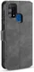 DG Ming Retro Portemonnee Samsung Galaxy M31 Hoesje Grijs afbeelding 3