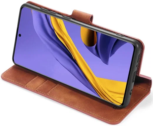 DG Ming Samsung Galaxy A31 Hoesje Retro Wallet Book Case Bruin afbeelding 13