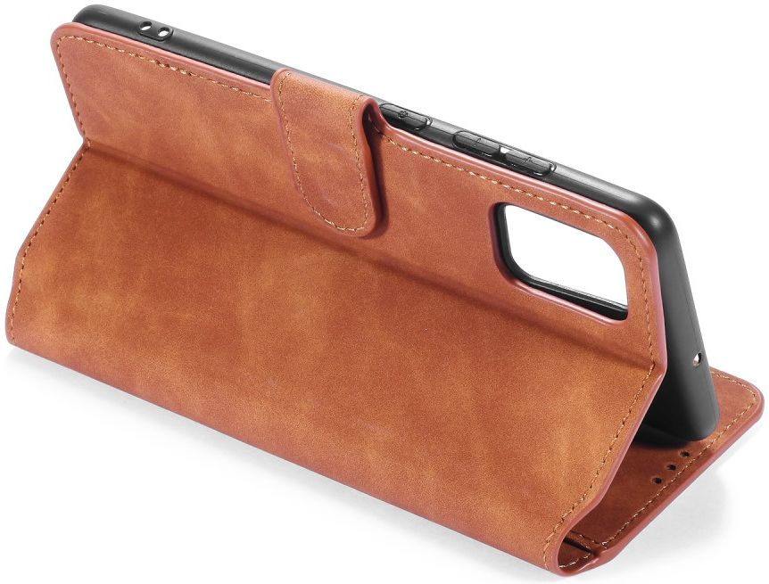 DG Ming Samsung Galaxy A31 Hoesje Retro Wallet Book Case Bruin afbeelding 14