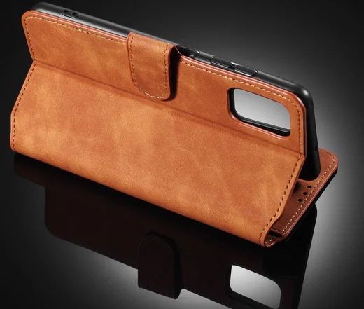DG Ming Samsung Galaxy A31 Hoesje Retro Wallet Book Case Bruin afbeelding 9