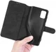 DG Ming Samsung Galaxy A31 Hoesje Retro Wallet Book Case Zwart afbeelding 3