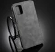 DG Ming Samsung Galaxy A31 Hoesje Retro Wallet Book Case Grijs afbeelding 9