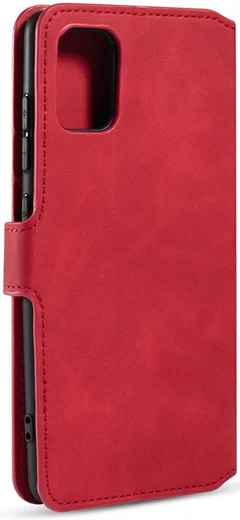 DG Ming Samsung Galaxy A31 Hoesje Retro Wallet Book Case Rood afbeelding 4