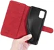 DG Ming Samsung Galaxy A31 Hoesje Retro Wallet Book Case Rood afbeelding 3