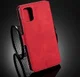 DG Ming Samsung Galaxy A31 Hoesje Retro Wallet Book Case Rood afbeelding 9
