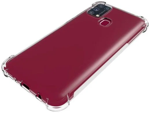 Samsung Galaxy M31 Hoesje Schokbestendig Transparant afbeelding 4