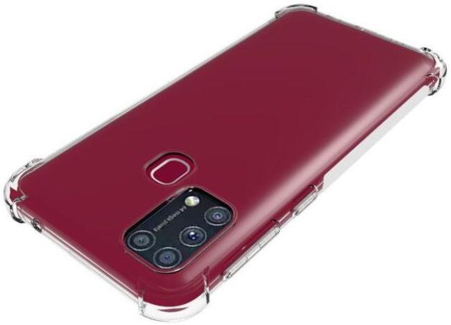 Samsung Galaxy M31 Hoesje Schokbestendig Transparant afbeelding 5