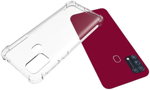 Samsung Galaxy M31 Hoesje Schokbestendig Transparant afbeelding 6