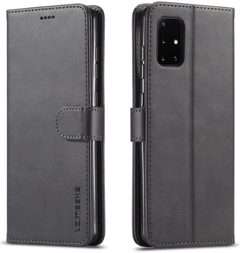 Samsung Galaxy A70 Stand Portemonnee Bookcase Hoesje Zwart afbeelding 3